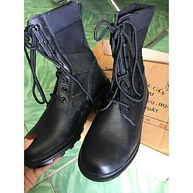 Mua Giày Ghệt cao cổ vải bạt  giày đi phượt màu đen