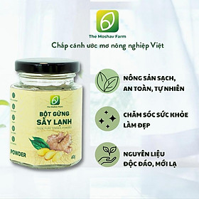 Bột Gừng Sấy Lạnh The Moshav Farm Tăng Cường Hệ Miễn Dịch, Chống Cảm Lạnh