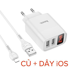 Mua Bộ sạc nhanh 12W 2.4A - Củ kèm dây ios micro usb type c cho các dòng điện thoại