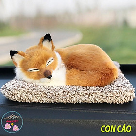 Mua Mèo vằn vàng đơn thú bông than hoạt tính trang trí ô tô phòng làm việc bàn học tập khử khuẩn không khí
