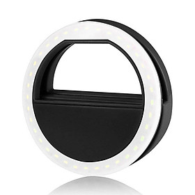 Đèn LED Chụp Ảnh Selfie Tròn Gắn Điện Thoại
