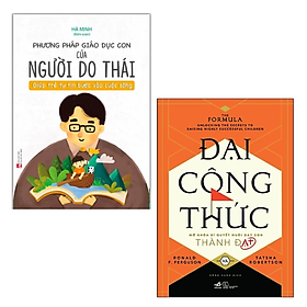 Combo 2 cuốn: Đại Công Thức - Bí Quyết Nuôi Dạy Con Thành Đạt + Phương Pháp Giáo Dục Con Của Người Do Thái
