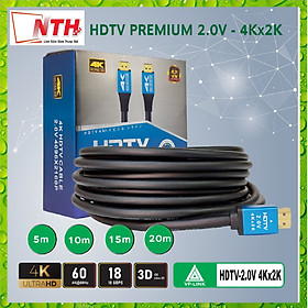 HDMI 15m Dây Tròn Trơn Cao Cấp