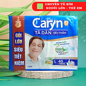 Hình ảnh TÃ DÁN CARYN NGƯỜI GIÀ SIZE L40 MIẾNG