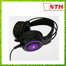 Tai nghe chụp tai chuyên game M10 đèn LED, Cổng usb âm thanh 7.1 - NTH