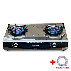 Mua Bếp gas INOX YAKOON 7003M - ĐIẾU GANG ĐÚC LỬA LỚN - Đun nấu nhanh + Tiết kiệm gas - Hàng chính hãng