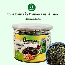 Hộp rong biển sấy khô Okinawa vị hải sản 30g - ăn liền DTFood