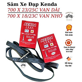 Săm 700 x 23 25c Xe Đạp Cuốc, Xe Thể thao Kenda - Hàng chính hãng