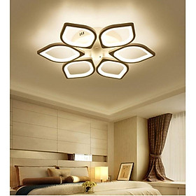 Đèn trần - đèn led mâm - đèn ốp trần - đèn trang trí phòng khách có 3 màu ánh sáng được điều khiển từ xa