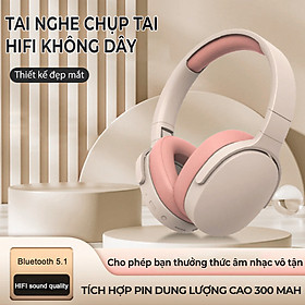 Tai Nghe Chụp Tai HiFi Không Dây, chất lượng âm thanh tuyệt vời- D1509