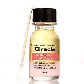 Bột Chấm Giảm Mụn Sưng Đỏ, Viêm Ciracle Pimple Solution Pink Powder 16ml