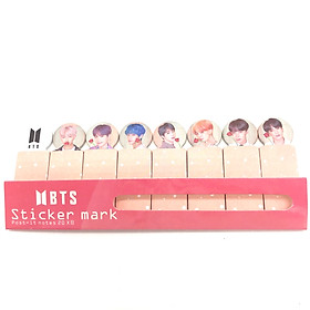 Sticker mark BTS dán lịch, dán ghi chú