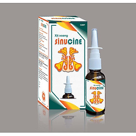 Xịt Xoang Sinucine - Hỗ trợ làm sạch khoang mũi. Hỗ trợ ngừa khuẩn