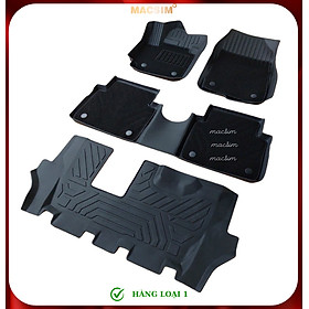 Thảm lót sàn ô tô 2 lớp cao cấp dành cho xe Suzuki XL7/ Suzuki Ertigar (sd) nhãn hiệu Macsim chất liệu TPE màu đen