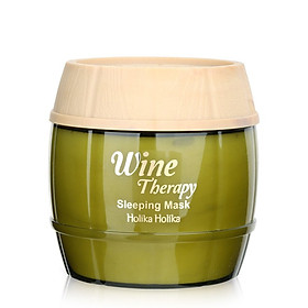 Mặt nạ ngủ rượu vang trắng Holika Holika Wine Therapy Sleeping Mask 120ml