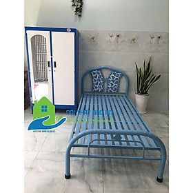 Mua Giường sắt đơn giản giá rẻ nhiều kích thước từ 0 8 đến 1m8 mẫu 10 - Bảo An