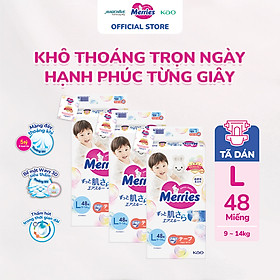 Combo 3 túi Tã dán Merries L48
