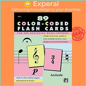 Sách - 89 Color-Coded Flash Cards by Alfred Music (US edition, paperback)