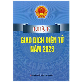 Sách - Luật giao dịch điện tử năm 2023