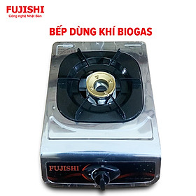 Mua Bếp gas đơn BIOGAS mặt Inox chén đồng Fujishi FJ-BG2 - (Bếp chỉ dùng khí BIOGAS) - Hàng chính hãng