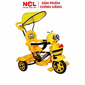 Xe 3 bánh Nhựa Chợ Lớn L10 hình Chim Cánh Cụt - Chú Hề - Chú Ong ĐKBH (Có nhạc)
