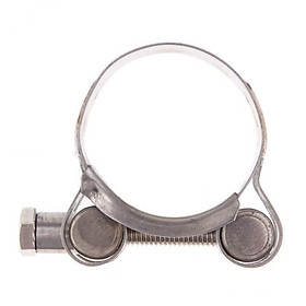 4xMotorbike Exhaust Clamp Clip Stainless Steel   Clamps 32-35mm