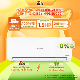 Mua Máy Lạnh Casper TC-12IS36 Inverter 1.5HP Thái Lan - Hàng Chính Hãng (Chỉ giao HCM)