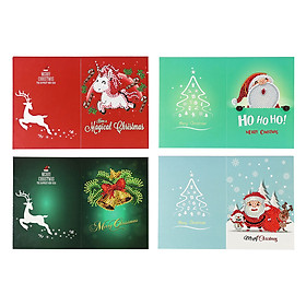 5D Diamond Painting Christmas Cards Diamond Embroidery Birthday Paper DIY Greeting Postcards Cartoon Craft Kids Gift
