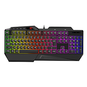 Mua Bàn phím Gaming có dây HAVIT GAMENOTE KB488L đèn nền LED RGB Full-size 108 phím Cổng USB dài 1.5m Đen Hàng Chính Hãng