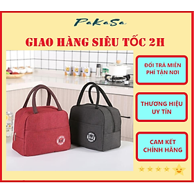 Túi Đựng Hộp Cơm Có Lớp Giữ Nhiệt Và Chống Thấm Phong Cách Hàn Quốc PaKaSa - Hàng Chính Hãng