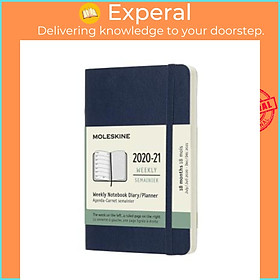 Sách - Moleskine 2021 18-Month Weekly Pocket Softcover Diary: Sapphire Blue by Moleskine (paperback)