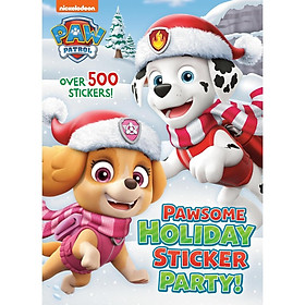 Sách Paw Patrol: Pawsome Holiday Sticker Party!