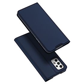 Bao da dành cho SamSung Galaxy A33 5G Dux Ducis Skin khung mềm - siêu mỏng - siêu mịn - Hàng chính hãng - Xanh đen