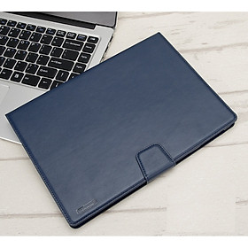 Bao da dạng ví có ngăn đựng thẻ, đựng tiền, quai gập cho Samsung Galaxy Tab A7 10.4 (2020) T500/T505 - Hàng chính hãng HanMan