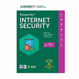Mua Phần mềm Kaspersky Internet security 3PC 1 năm - Hàng chính hãng