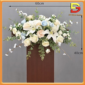 Mua Hoa Giả Lẵng Hoa Treo Bục Phát Biểu Trang Trí Hội Nghị Sự Kiện DG-274