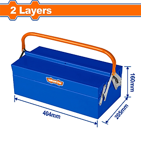 Mua HỘP SẮT ĐỰNG ĐỒ NGHỀ 2 NGĂN 404X205X160M M WTB8A33 WADFOW - HÀNG CHÍNH HÃNG