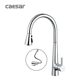 Mua Vòi Rửa Bát Rút Dây Nóng Lạnh K905C Caesar