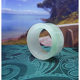 Nhẫn Ngọc Cẩm Thạch Trắng