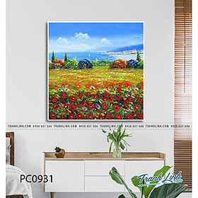 Bộ tranh Canvas treo tường trang trí phòng khách PHONG CẢNH PC0931