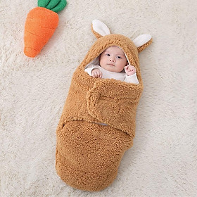 Mềm Mại Cho Bé Sơ Sinh Bọc Chăn Túi Ngủ Cho Bé Bao Da Cho Trẻ Sơ Sinh Sleepsack 100% Cotton Dày Ủ Kén Cho Bé 0-6 Tháng - 3M-0-3month