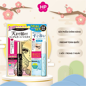 Combo Mascara Chuốt Mi Dài Và Mascara Tẩy Trang Mi Kissme Heroine (2 cây )