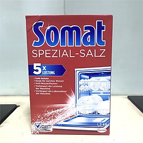 combo muối rửa bát , bôt rửa bát alio, nước làm bóng somat 500ml