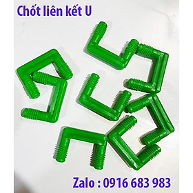 Mua Chốt nhựa liên kết hình chữ U màu xanh túi 200 con