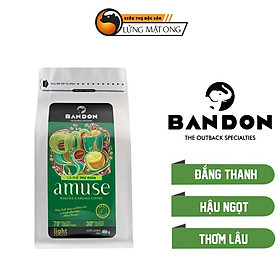 Cà phê phin nguyên chất rang xay mộc sạch BANDON AMUSE 450g đắng thanh