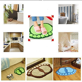 Mua Thảm lau hình bàn chân - giao màu ngẫu nhiên