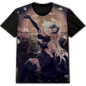 Áo phong teen , Áo thun đen in hình Anime Fate/Grand Order - Jeanne d'Arc Alter - Unisex phù hợp cho Nam Nữ, vải thun lạnh siêu mát khi đi tham gia các lễ hội Cosplay