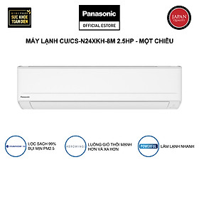 Mua Máy lạnh/ Điều hòa Panasonic CU/CS-N24XKH-8M - Công suất 2.5HP - Một chiều - Lọc không khí bụi mịn - Hàng chính hãng