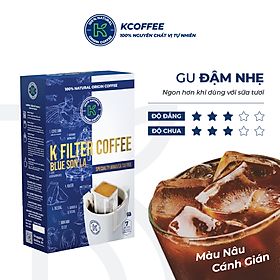 Cà phê phin giấy Filter Blue Sơn La thương hiệu K-Coffee 105g