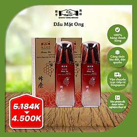 [Combo 2] Dầu ong mật Singapore Shake Hand hỗ trợ lưu thông máu, bổ sung collagen giúp da hồng hào hơn (120ml x2)